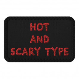 Hot & Scary Type WGOAA Embroidered patch